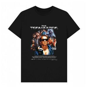 The Terminator Unisex Adult Graphic T-Shirt / Black